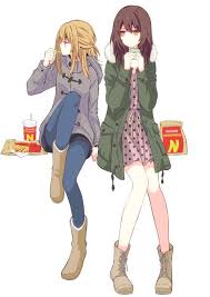 Une P Tite Sortie Entre Meilleur Amie Fille Manga Dessin Manga Anime Mangas