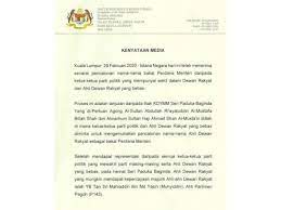 Pertama, melantik seorang perdana menteri dan kedua, tidak memperkenankan permintaan bagi pembubaran parlimen. Agong Pilih Muhyiddin Sebagai Perdana Menteri