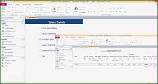 10 Stunning Microsoft Access Employee Database Template Free Download To Try Out Access Database Payroll Template Database