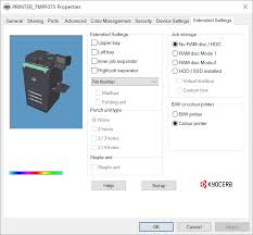 Click the file to extract the software and related files inside of your new folder automatically. Kyocera Classic Universal Print Driver Printix Administrator Manual 1