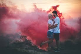 Image result for images lovers kiss silhouette stars