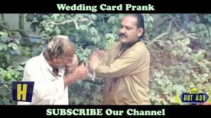 Wedding Card Prank Zara Hut Kay 2018 Funny Videos Hd Hidden Camera Youtube