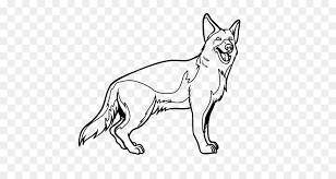 Vector outline stock illustration realistic lines silhouette for logo, print,tattoo, coloring book. Book Black And White Png Download 600 470 Free Transparent German Shepherd Png Download Cleanpng Kisspng
