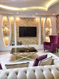 Salon Chesterfield Krem Mor Nis Tas Duvar Berjer Asma Tavan Orta Sehpa House Ceiling Design Ceiling Design Living Room Living Room Design Modern