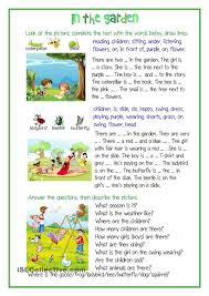 In The Garden Learn English English Vocabulary English Reading