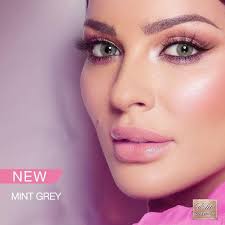 عدسات نادين نجيم Gray Eyes Best Colored Contacts Contact Lenses Colored