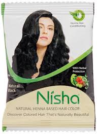 It is enough to use black or green tea, but i decided to squeeze half. Amazon Com Nisha 10g Natural Color Hair Henna Pack Of 6 With Hair Color Brush Natural Black Beauty