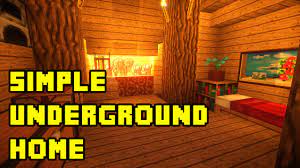 Shelters are created by players to essentially pass the night and fend off mobs. Minecraft Underground Survival House Tutorial How To Build Youtube
