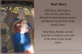 The Hail Mary Prayer What Is Its Meaning And Origin Prayers To Mary Hail Mary Prayer Hail Mary