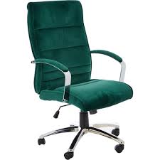 Green Velvet Office Chair 90x45cm Home Office Home Rooms Home Tk Maxx Velvet Office Chair Office Chair Green Velvet