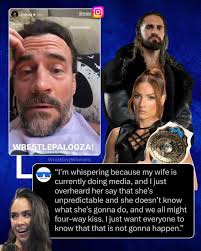 CM Punk made sure to let everyone know that there will be NO four-way  kissing during his match at Wrestlepalooza 💀