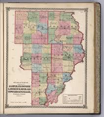 A simple, clean minimalist illinois counties map that you can print from home. Atlas Of Illinois Counties Of Jasper Crawford Lawrence Richland Edward Wabash David Rumsey Historical Map Collection