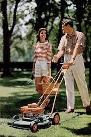 Was Yard Work This Much Fun In The 1950 S Make Me Laugh I Laughed Laugh Out Loud