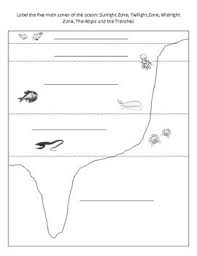 These Lessons Are Part Of A Deep Ocean Unit Contains A Chart For Students To Label The Different Zones Of Animal Adaptations Ocean Animals Ocean Lesson Plans