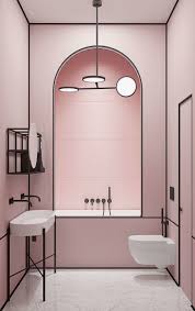 Cooler Traum In Rosa Bad Steckbrief Fur Einen Entwurf Mit Kanten Der New Yorker Designer Crosby Studios Badezimmereinrichtung Badezimmer Innenausstattung Badezimmer Umgestalten