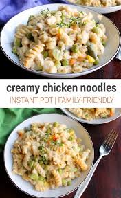 Creamy Instant Pot Chicken Noodles Recipe Instant Pot Pasta Recipe Instant Pot Recipes Chicken Creamy Chicken And Noodles