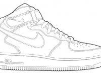 Use some creative and different methods of sketch and coloring including using colorful dough, article by illustration designer. Nike Running Shoe Coloring Page To Printable Coloring Nike Shoes For Kids Pictures Ecolorings Info