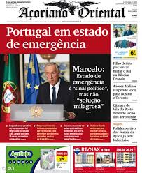 O estado de emergência é um estado de exceção, que só pode ser declarado no caso de calamidade pública, e que permite a 2. Portugal Em Estado De Emergencia Acoriano Oriental