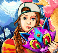 back with some fortnite fanart, this time it's haven!! turned out really  colorful, but super happy with it! : r/FortNiteBR