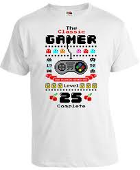 30th Birthday Shirt Ideas For Her 25th Birthday T Shirt Geek Tshirt Custom Age Nerd Clothes Bday Gift Ideas For Him The Classic Gamer Level 30th Birthday Shirts Nerd Shirts Video Game T Shirts