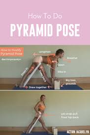 How To Do Pyramid Pose Action Jacquelyn Yoga Tutorial Yoga For Flexibility Yoga For Beginners
