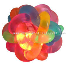 Bouncing Ball With Rainball Flashing Bouncy Ball