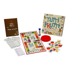 Los juegos de mesa cumplen funciones de ayuda en diferentes aspectos dependiendo del tipo de juego los juegos de mesa son actividades lúdicas que están formadas por un tablero y fichas y se. Juego De Mesa Tutti Frutti Ruibal Casa Palleja