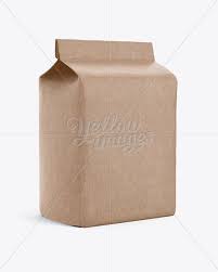 Kraft Paper Flour Bag Mockup Halfside View Eye Level Shot In Bag Sack Mockups On Yellow Images Object Mockups Bag Mockup Mockup Free Psd Psd Template Free