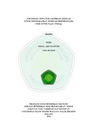 Berhubung dalam waktu dekat ini, sekolah kita akan membentuk koperasi siswa. Makalah Koperasi