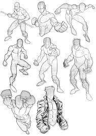 Find & download free graphic resources for male superhero. Superhero Action Poses Drawing Novocom Top