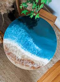 Ocean dining tables that seat four persons are at least 48″ long. Ocean Beach Resin Art Shop Diy Ideas Coastal Decor Ideas Interior Design Diy Shopping