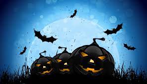 Wallpapers Holidays Halloween Pumpkin Bats Vector Graphics Moon Image 356734 Download Halloween Canvas Halloween Images Halloween Backdrop