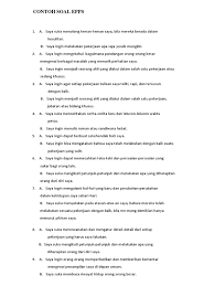 Tes edward personal preference schedule atau tes epps adalah sebuah tes kepribadian yang terdiri atas beberapa pilihan yang mencerminkan diri seseorang. Contoh Soal Psikotes Epps Pdf