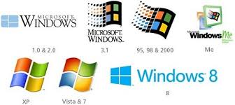 Windows 1.0 and 2.0 were the first versions of windows. Keeping Up To Date Technology Logo Evolution