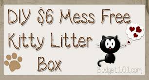 Our cat is definitely spoiled. Diy Mess Free Kitty Litter Box Frugal Pet Care Tips N Tricks