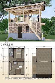 Small House Design With Covered Roof Deck Half Amakan Philippines House Design Small House Design Plans Small House Design