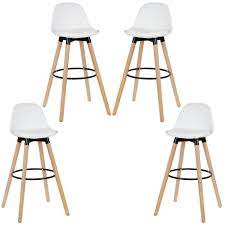 We did not find results for: Chaise Haute 4pcs Blanc Tabourets De Bar Style Scandinave Pour Salle A Manger Hauteur 91cm Cdiscount Maison