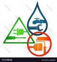 Symbol for repair and service of electricity plumbing and painting ...