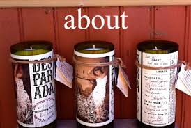 Simply drill a hole through a cork and stopped a bottle filled with water. Glassed Over Candles