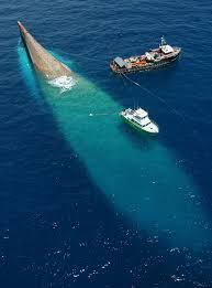 Upside Down Hull Of The 510 Foot Navy Vessel Uss Spiegel