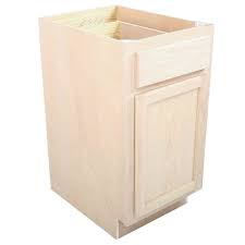 Find great deals on ebay for unfinished kitchen cabinets in kitchen cabinets. Saco Unfinished Kitchen Base Cabinet 18 Inch Saco Collection Unfinished Kitchen Base Cabinets The Home Improvement Outlet