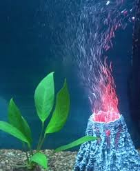 Led Volcano Aquarium Oxygenator Kit Humble Household Fish Tank Decorations Aquarium Aquarium Lighting