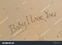 Written Words Baby Love You On Stock Photo Edit Now 409478650