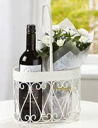 Looking for a thoughtful gift for a food and drink lover? Red Wine Rose Plant Swiss Chocolates Hamper Available Until 2nd May M S Red Wine Gifts Wine Gift Baskets Wine Gifts
