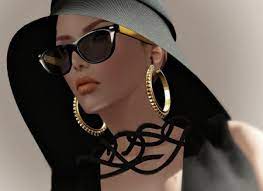 Mysterious Lady Beautiful Earrings Eyes Face Hat Lady Lips Mysterious Stare Sunglasses Glasses Fashion Stylish Hats Beautiful Hats