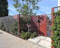 63 Gartenzaun Ideen Den Notigen Sichtschutz Im Vorgarten Schaffen Modernes Zaun Design Landschaftsdesign Vorgarten