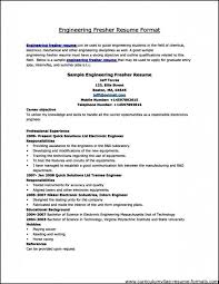Resume Format Word Download For Freshers