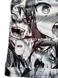 Anime Face Hentai Manga T Shirt Women's XL (18) Harajuku Face Top |  eBay