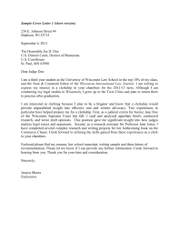 A cover letter can also help you make a generic resume appear more tailored for t. Sample Cover Letter University Of Wisconsin Law School