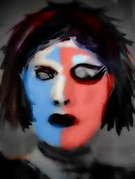 This was done by my Godmother who was an airbrush artist. My mother grew up  without much family so her friends became her family. My godmother was a  very outspoken little tiny